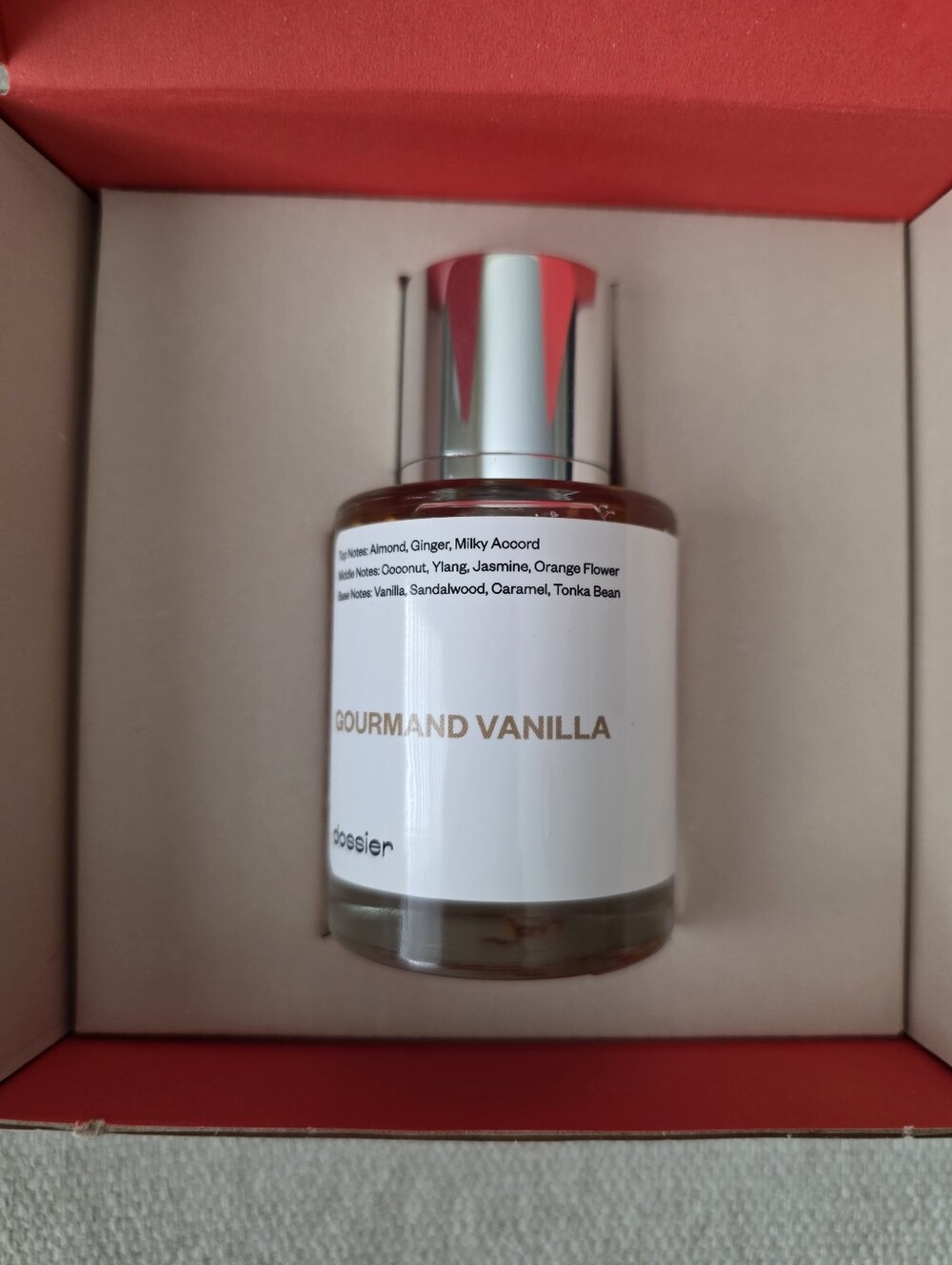 Dossier Gourmand Vanilla Fragrance Spray Eau de Parfum 50ml